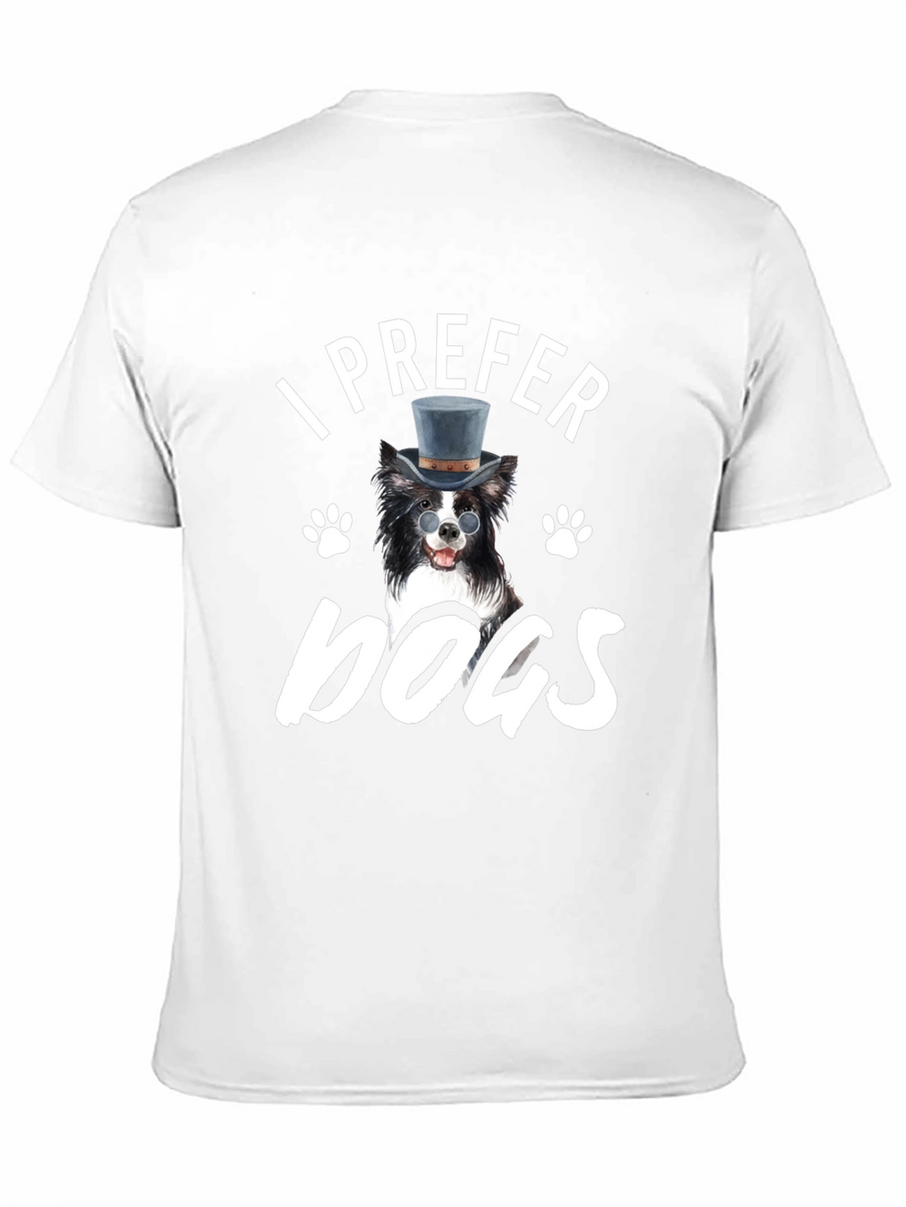 I Prefer Dogs T-Shirt - Novelty Graphic Tee