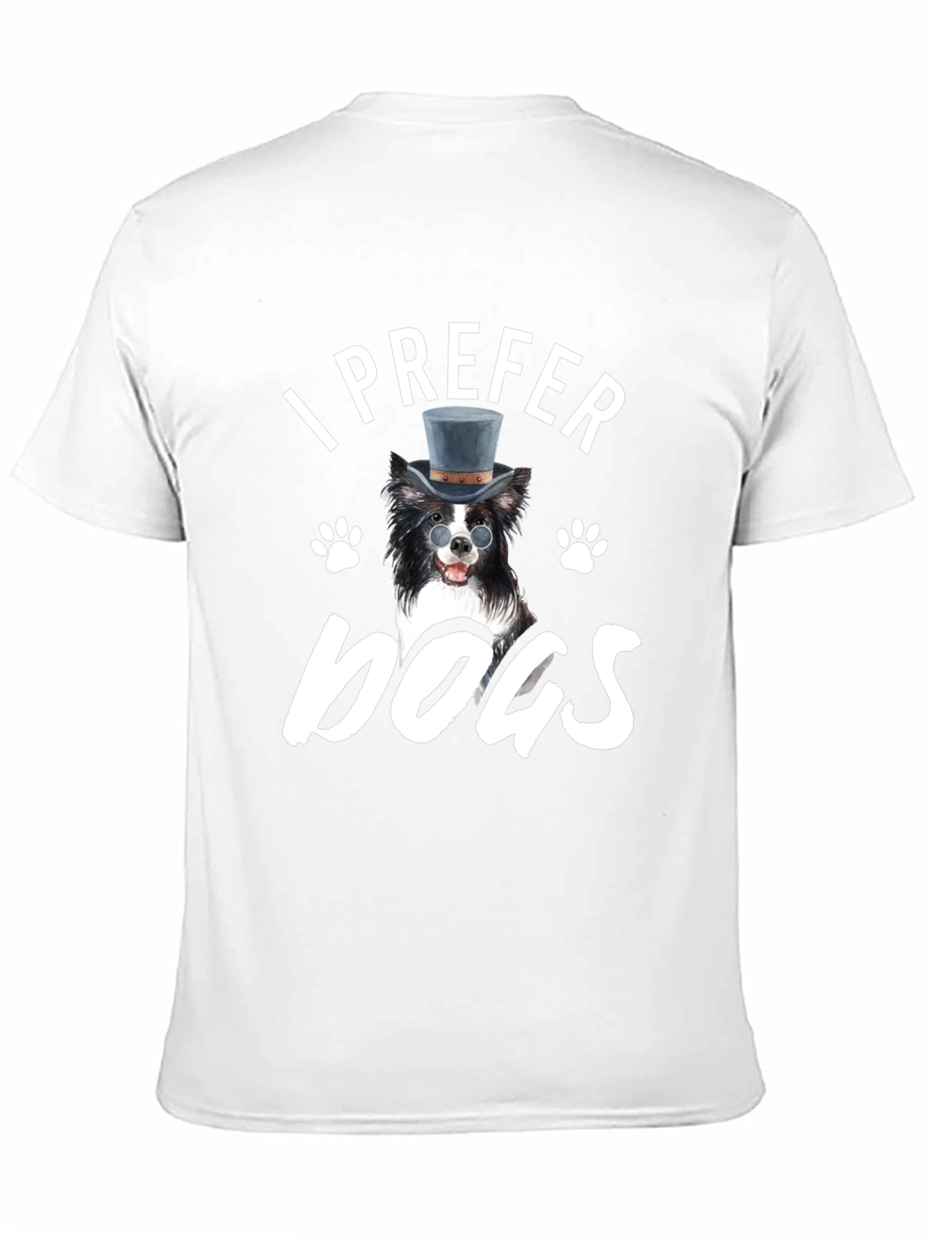 I Prefer Dogs T-Shirt - Novelty Graphic Tee