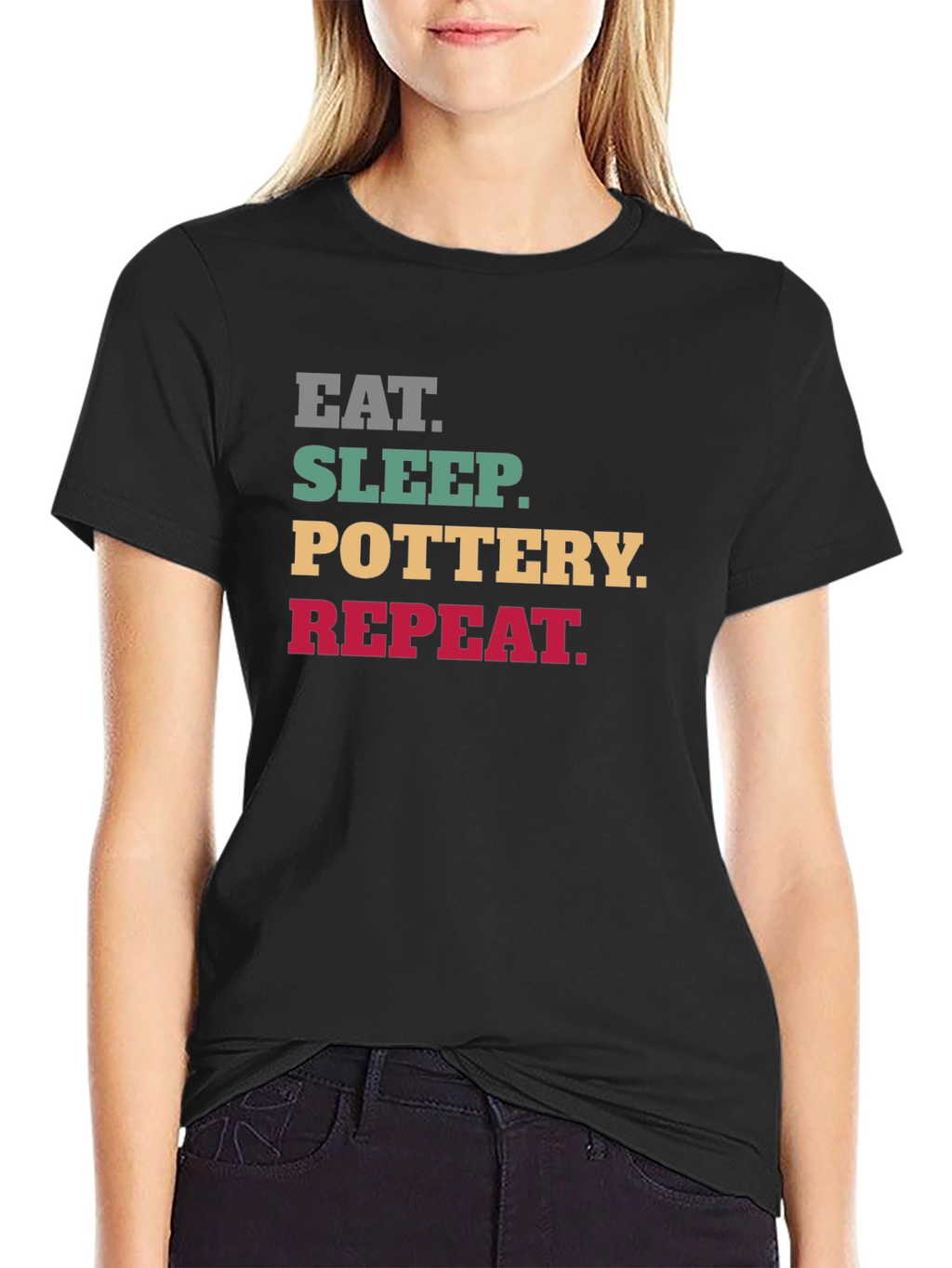Eat Sleep Pottery Repeat T-Shirt