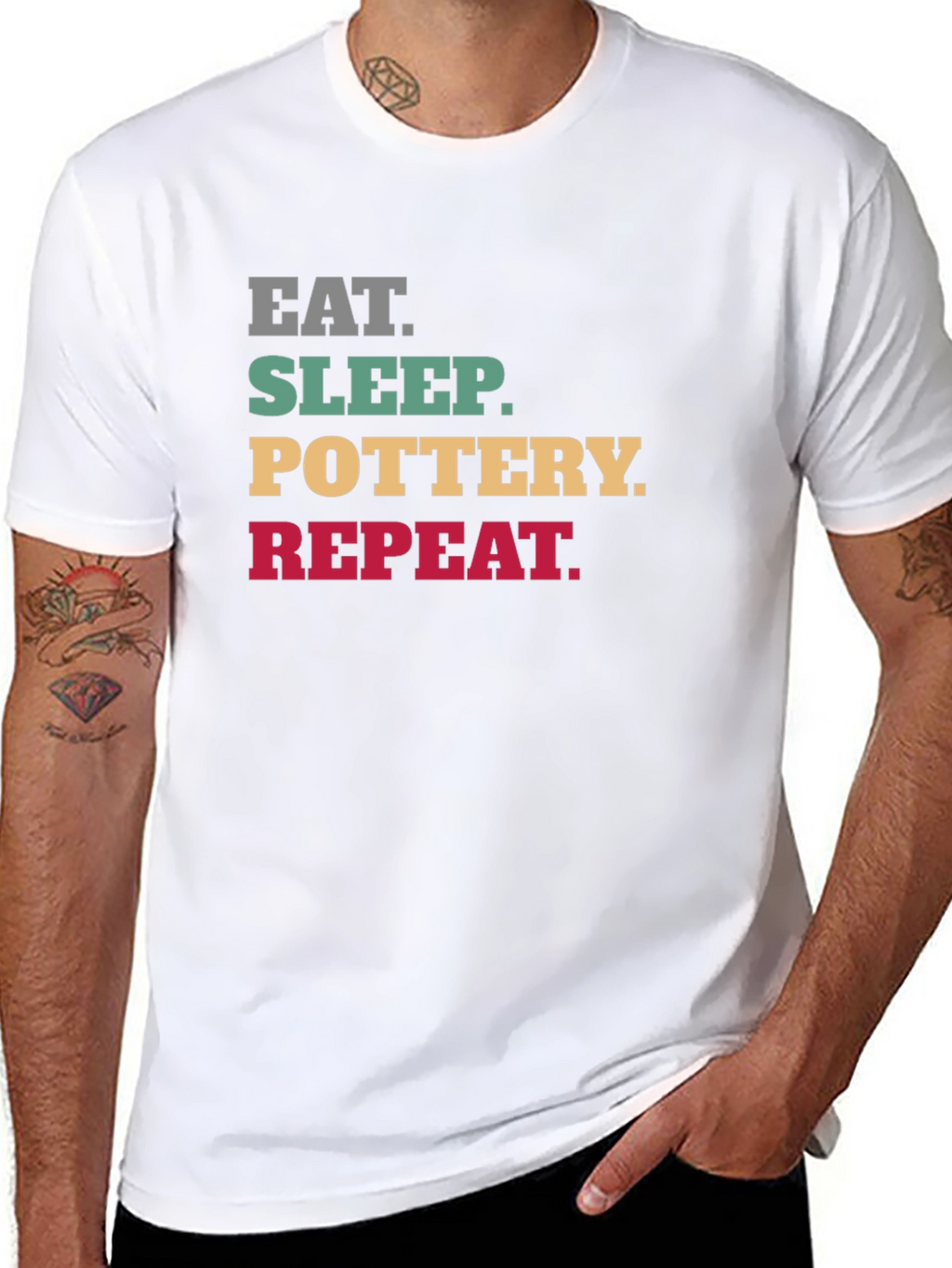 Eat Sleep Pottery Repeat T-Shirt