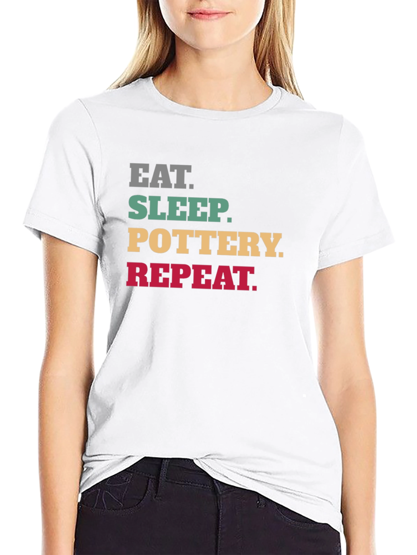 Eat Sleep Pottery Repeat T-Shirt