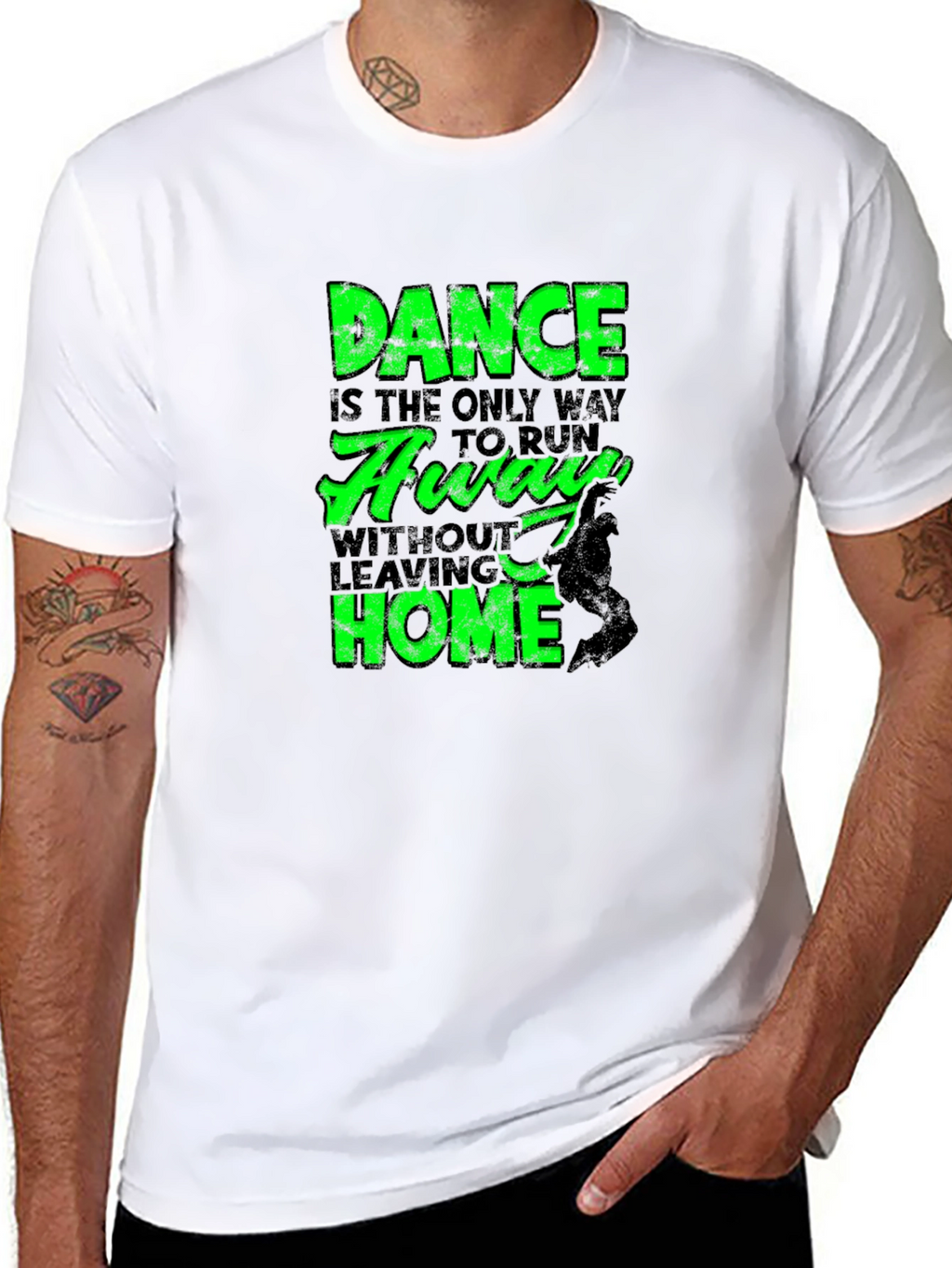 Dance Away T-Shirt: Fun Dance Graphic Tee