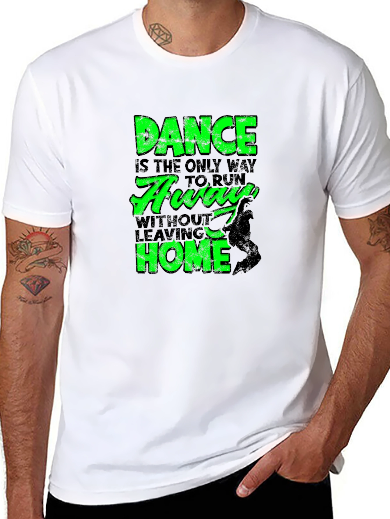 Dance Away T-Shirt: Fun Dance Graphic Tee