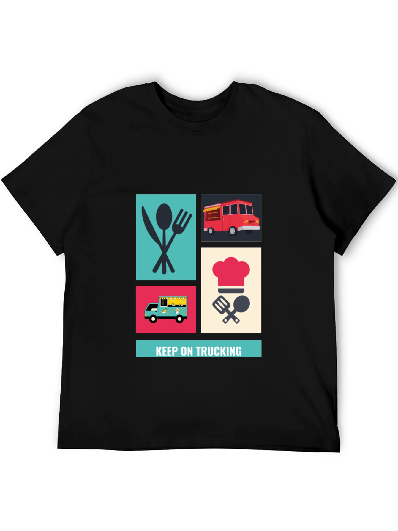 Food Truck Graphic Tee - Keep On Trucking Style!