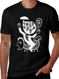 Skull Humor Graphic T-Shirt