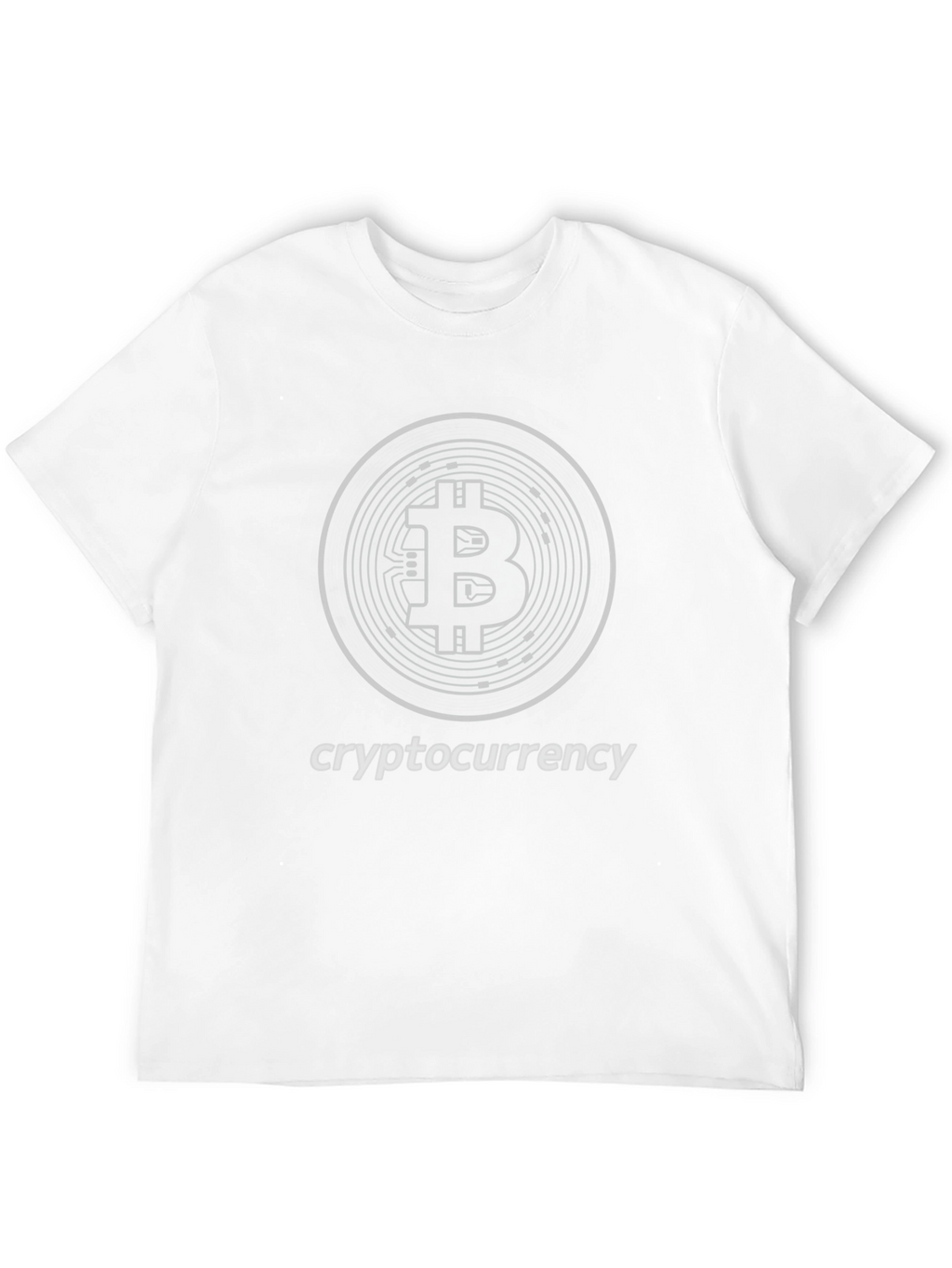 Bitcoin Cryptocurrency Black T-Shirt