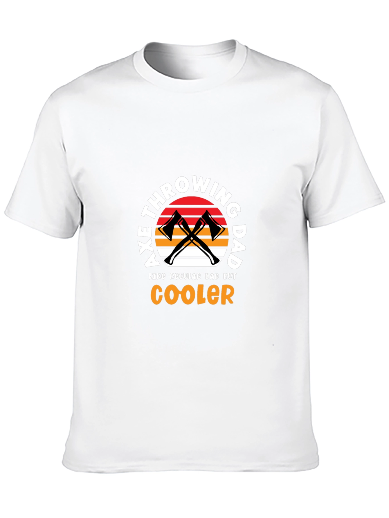 Axe Throwing Dad T-Shirt - Cooler Than Regular!