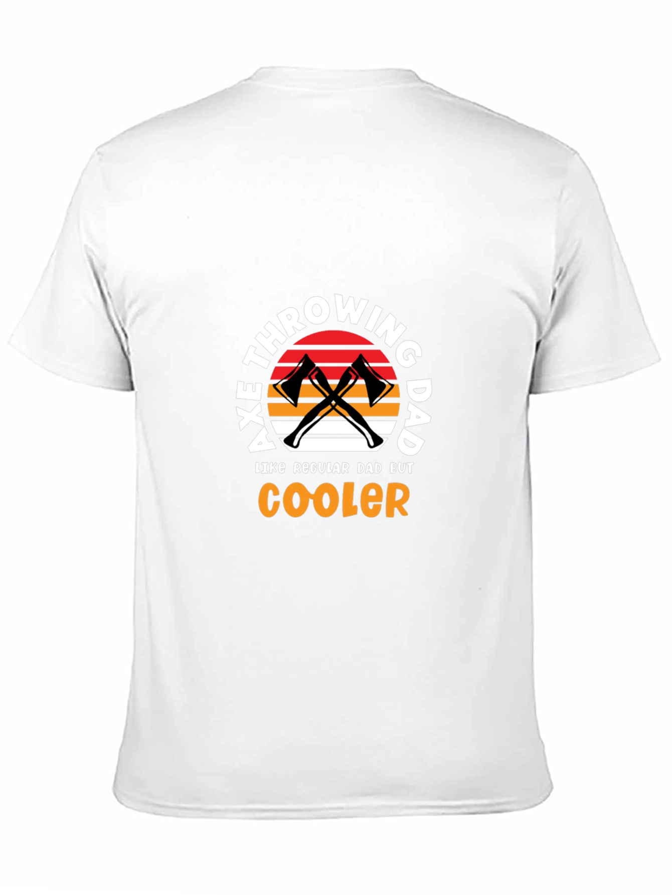 Axe Throwing Dad T-Shirt - Cooler Than Regular!