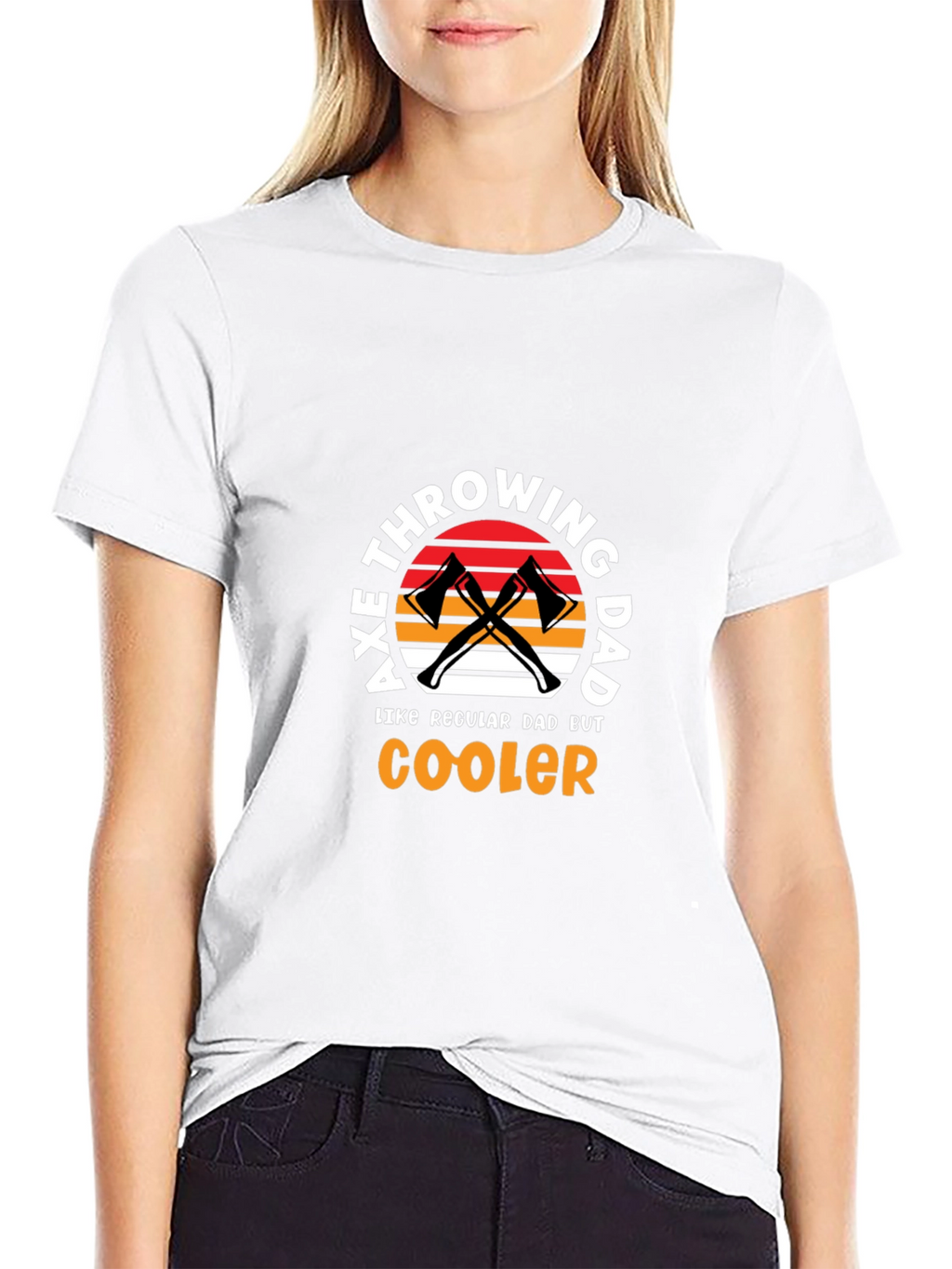 Axe Throwing Dad T-Shirt - Cooler Than Regular!