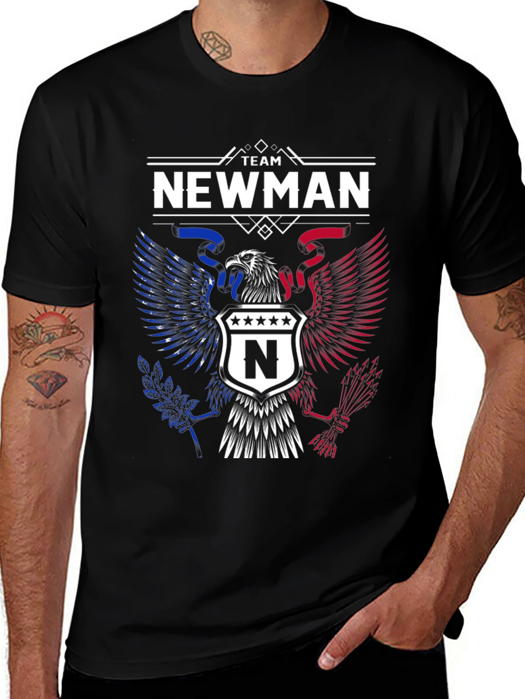 Team Newman Patriotic Eagle T-Shirt