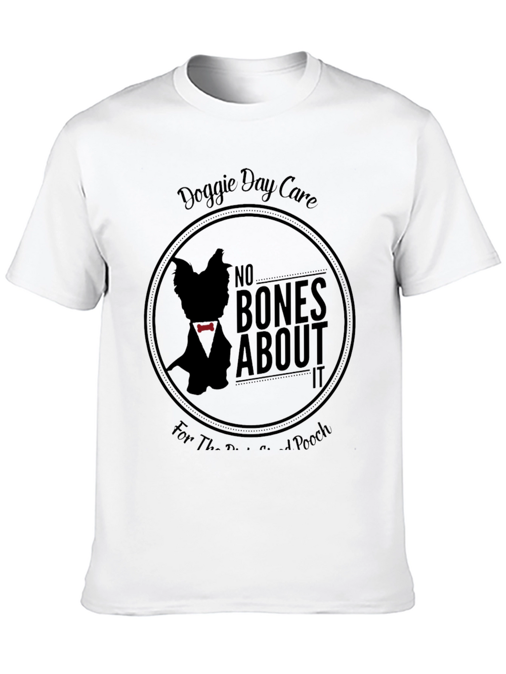 Doggie Day Care Black Graphic T-Shirt