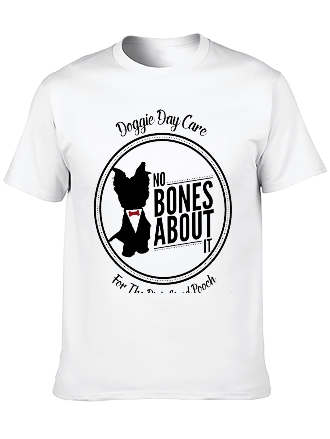 Doggie Day Care Black Graphic T-Shirt