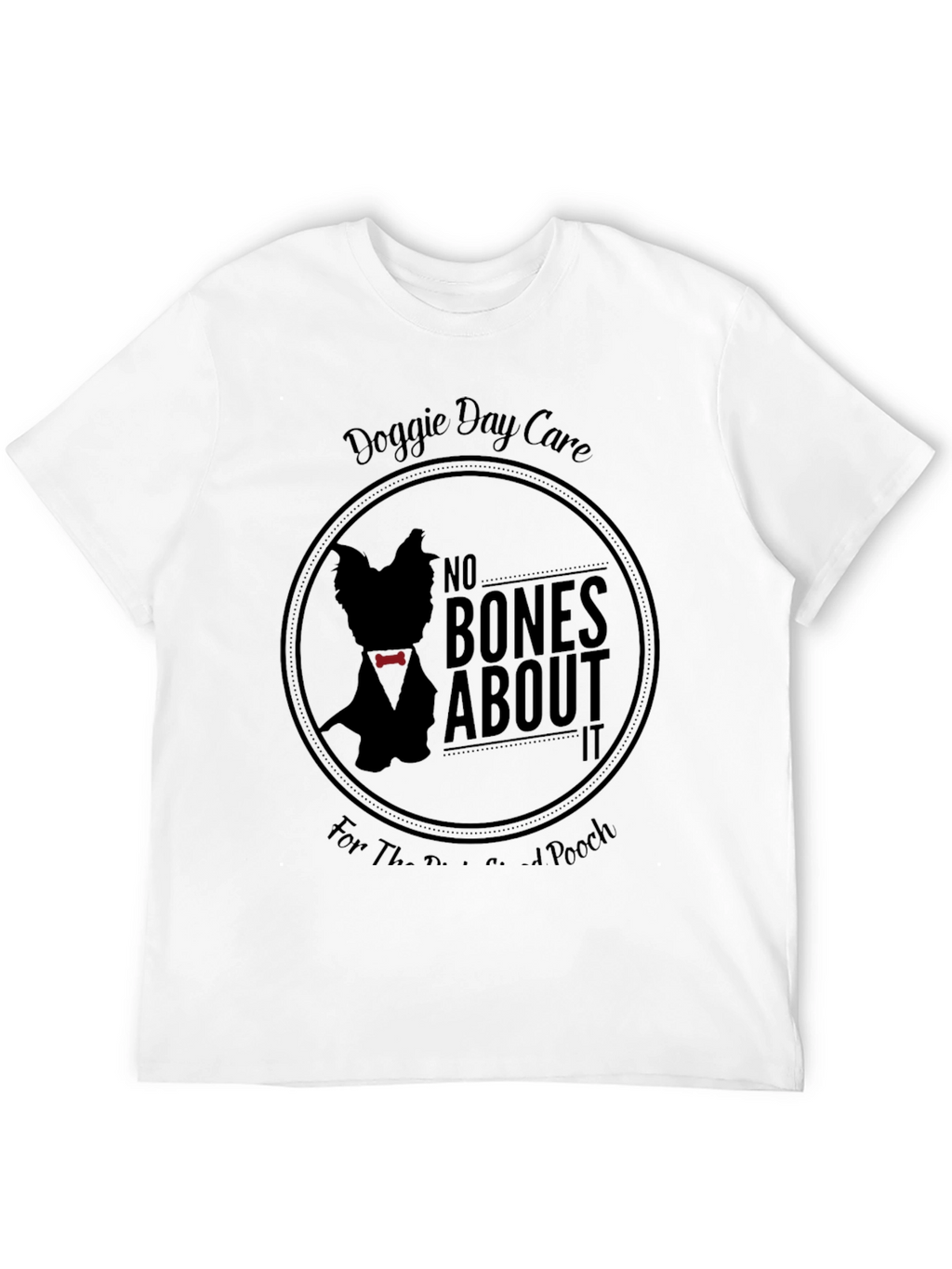 Doggie Day Care Black Graphic T-Shirt