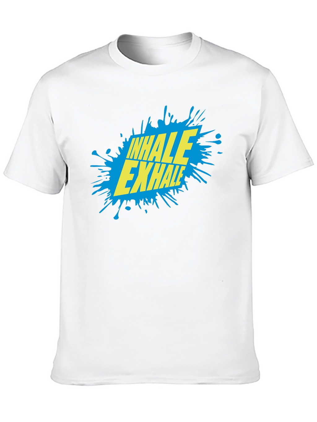 Inhale Exhale Graphic T-Shirt - Black