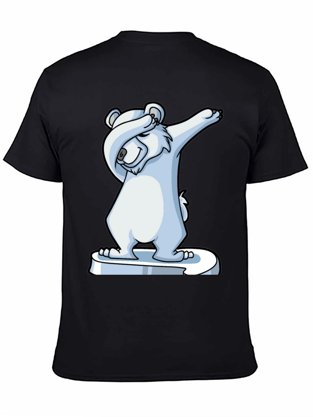 Dabbing Polar Bear Graphic Tee - Cool & Fun!