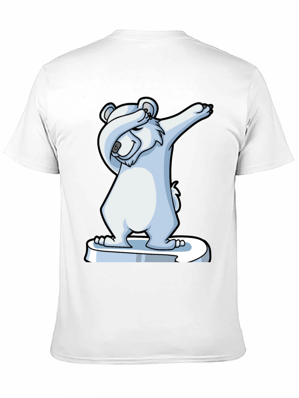 Dabbing Polar Bear Graphic Tee - Cool & Fun!