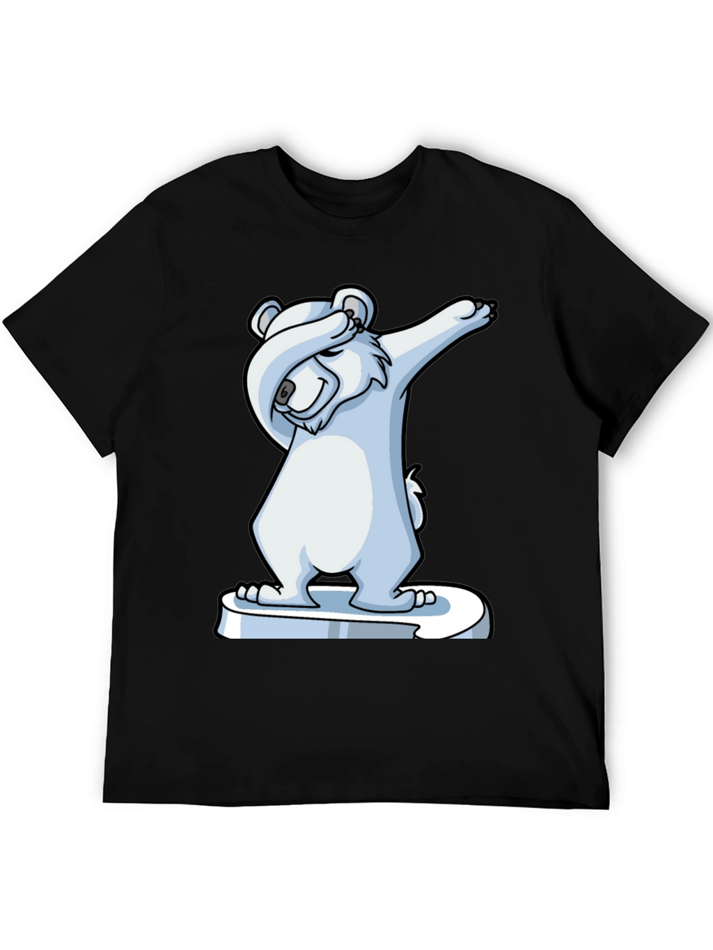 Dabbing Polar Bear Graphic Tee - Cool & Fun!