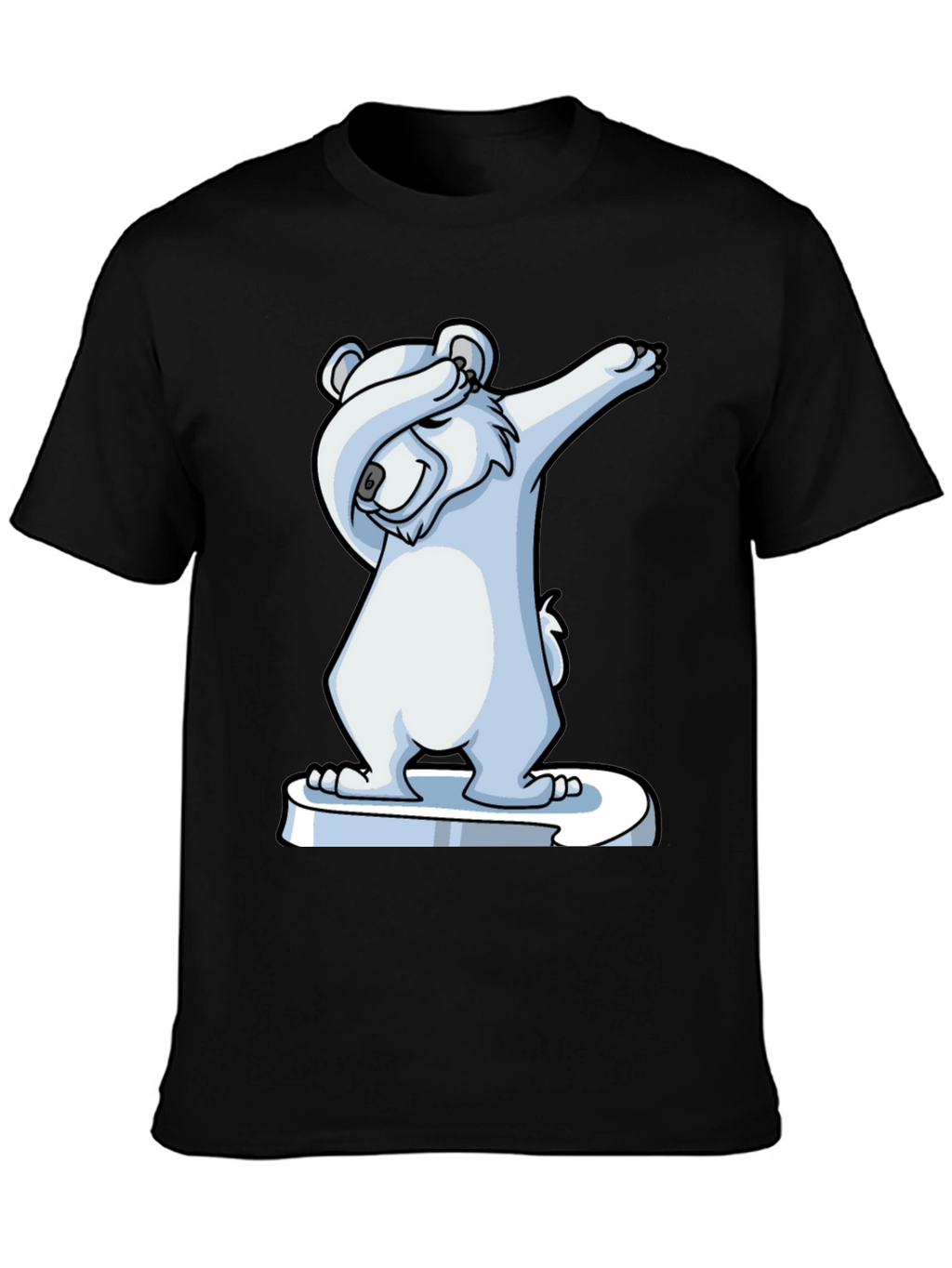 Dabbing Polar Bear Graphic Tee - Cool & Fun!