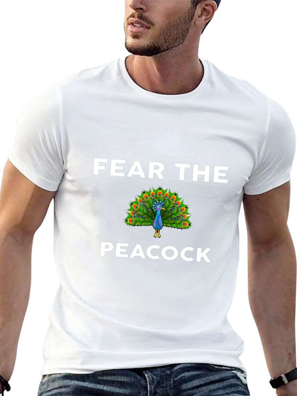 Fear The Peacock Graphic Tee