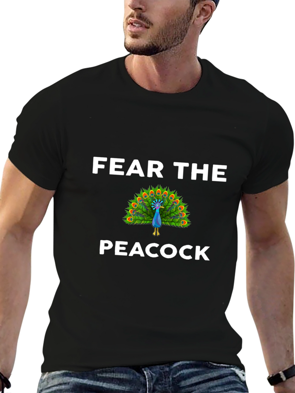 Fear The Peacock Graphic Tee
