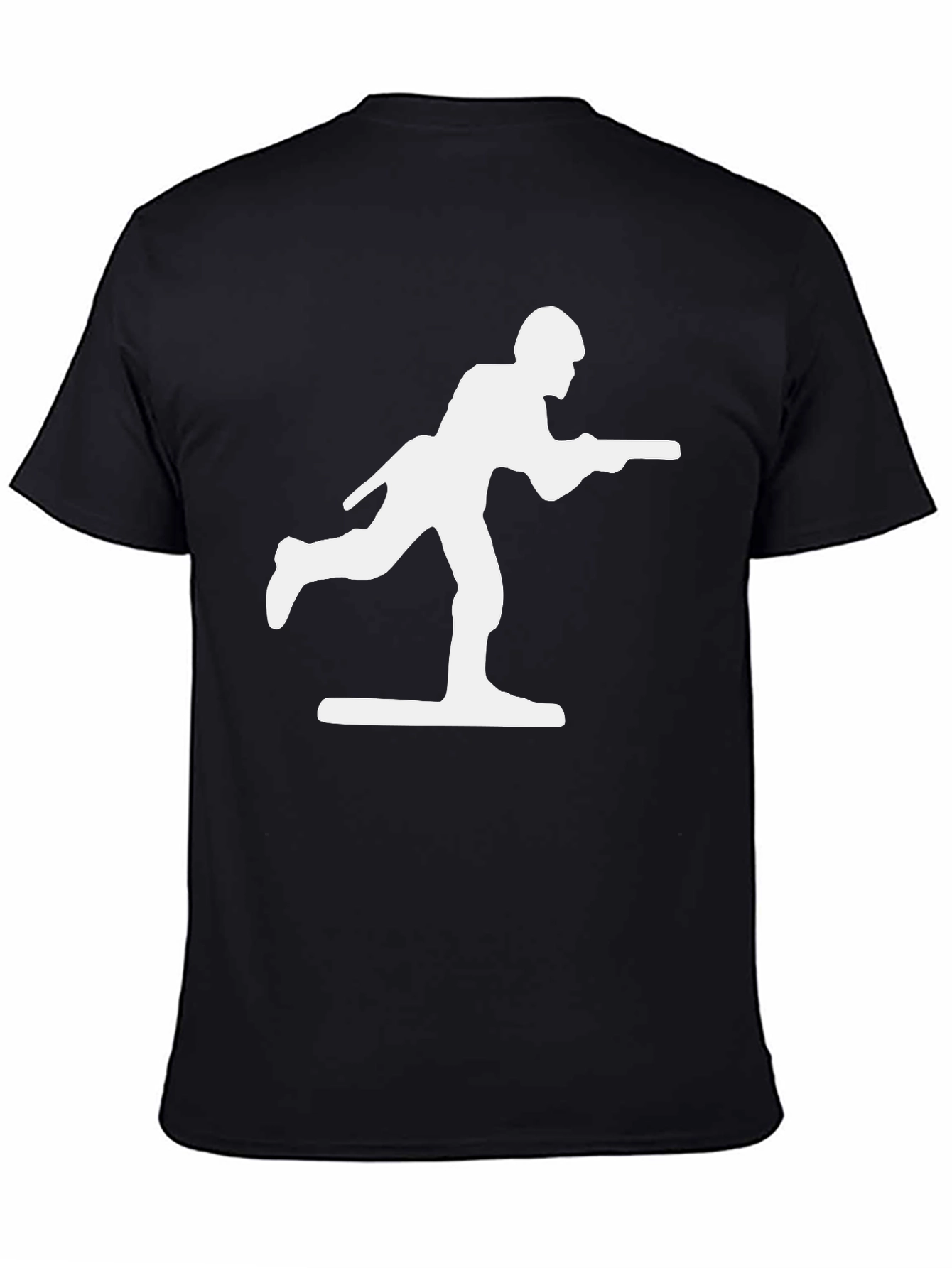 Toy Soldier Graphic Tee - Black Cotton Blend