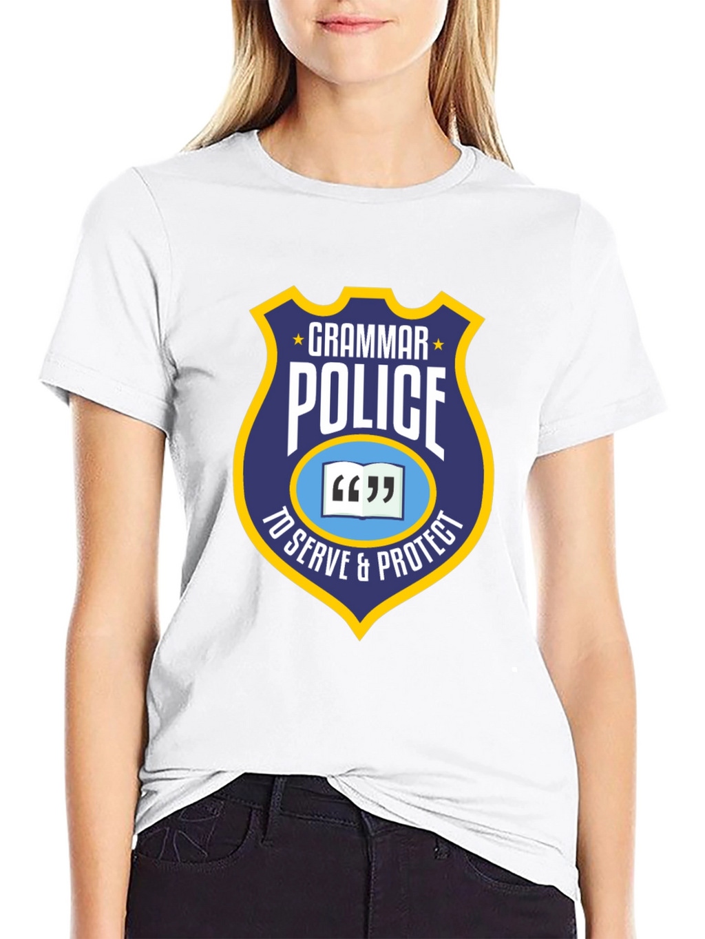 Grammar Police T-Shirt - To Serve & Protect