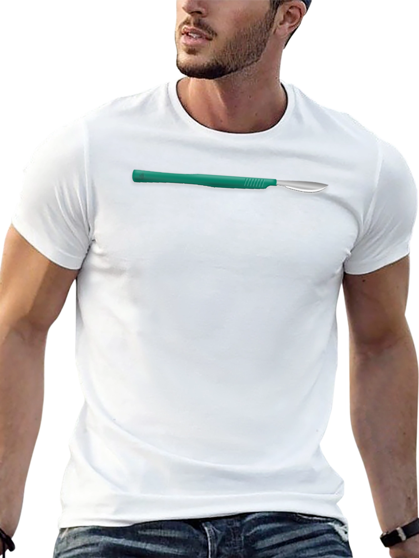 Surgical Scalpel Graphic Tee - Medical Humor Shirt