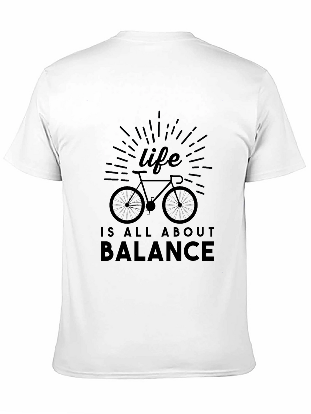 Life Balance Black T-Shirt