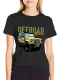 Offroad Adventure Graphic T-Shirt - Land Rover Defender