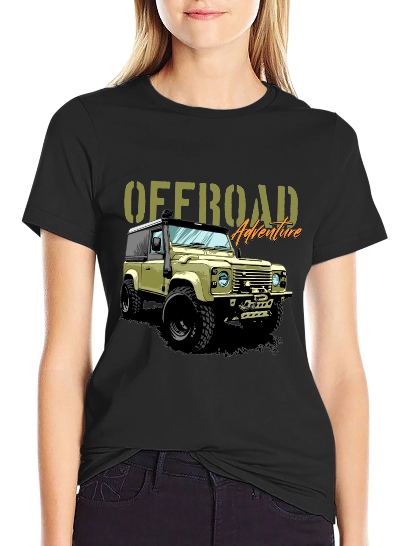 Offroad Adventure Graphic T-Shirt - Land Rover Defender