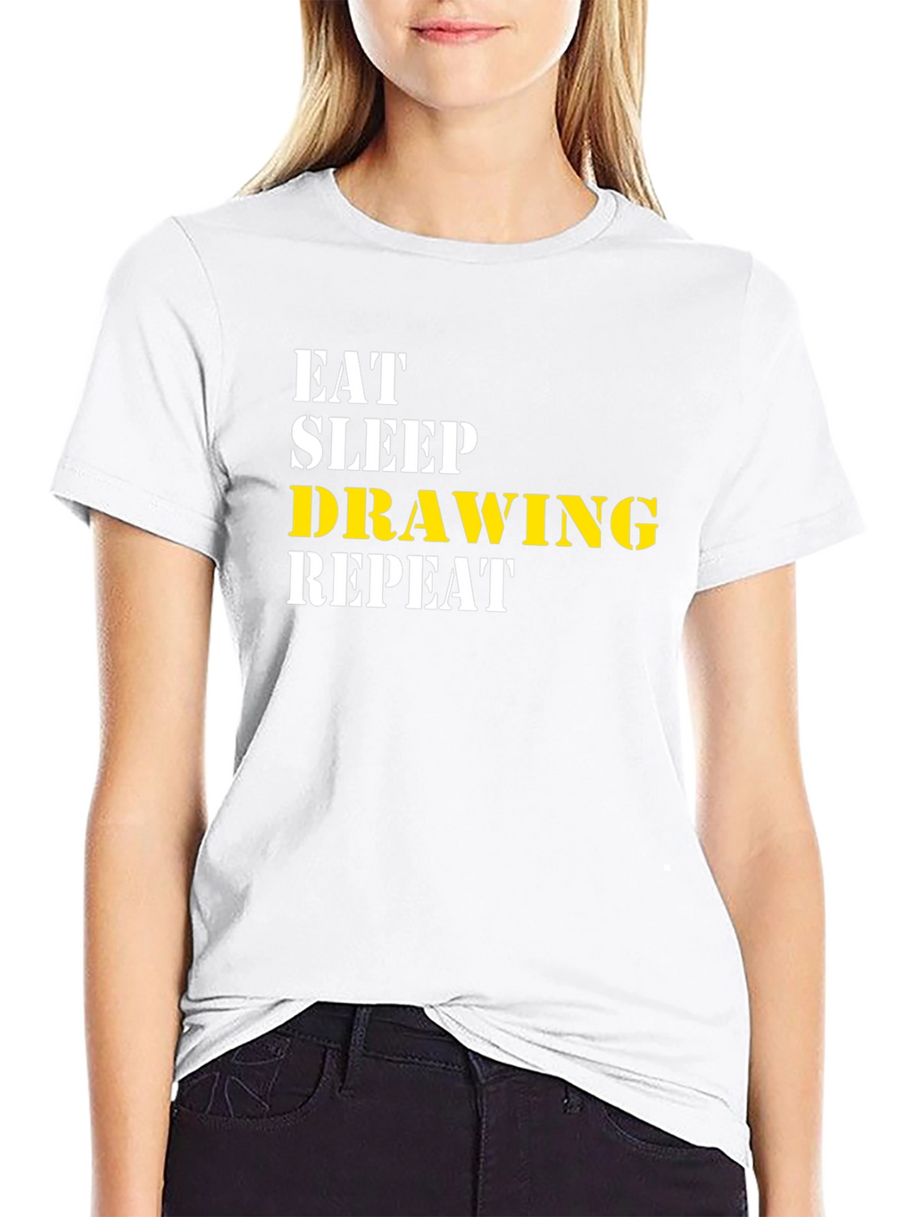 Eat Sleep Drawing Repeat T-Shirt