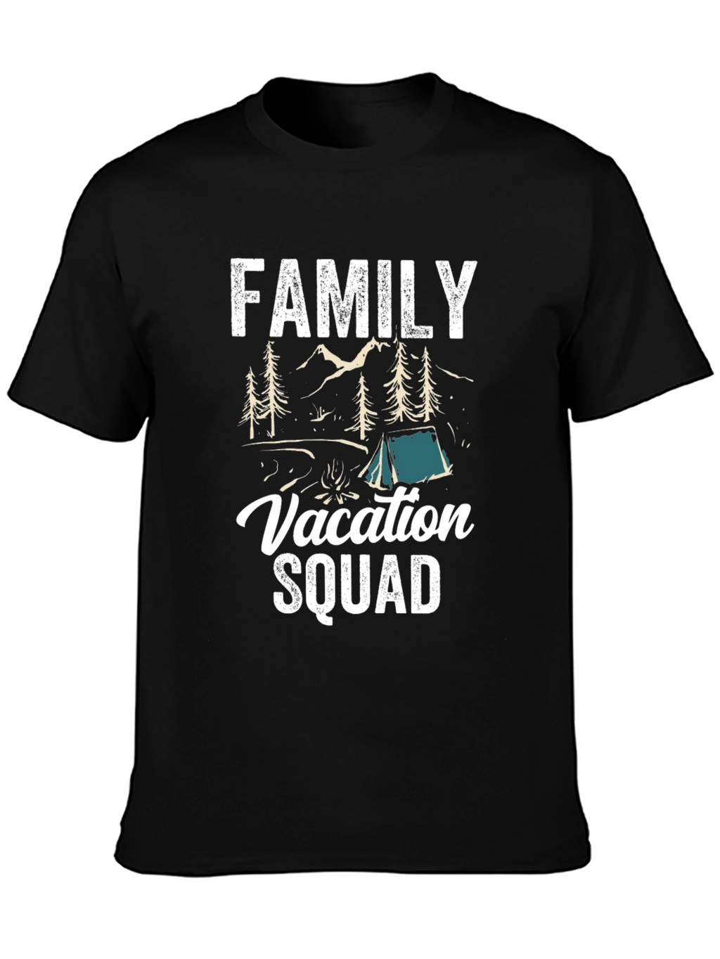 Family Vacation Squad T-Shirt - Camping Adventure Tee