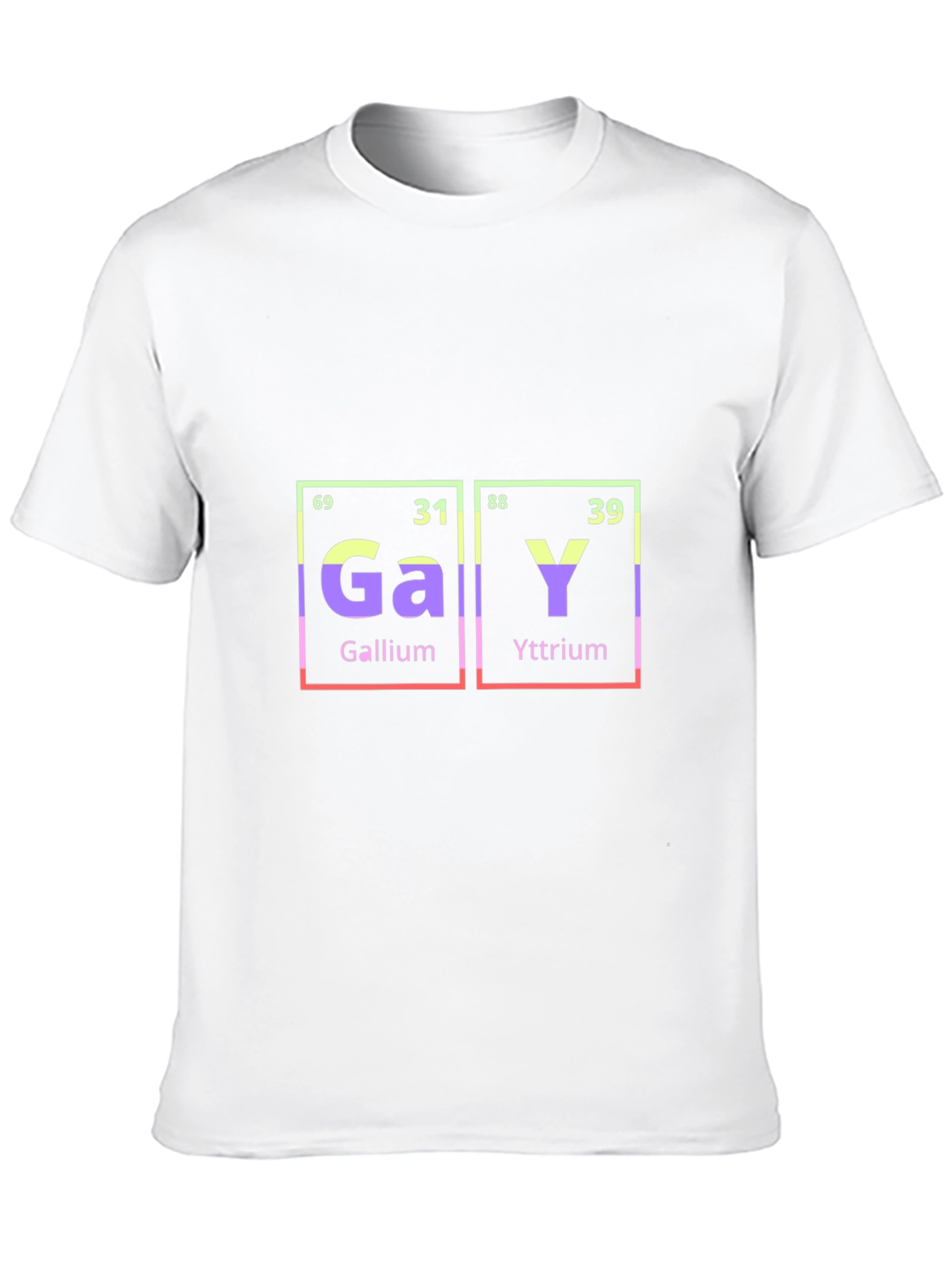 Periodic Table of Gay T-Shirt - Gallium Yttrium