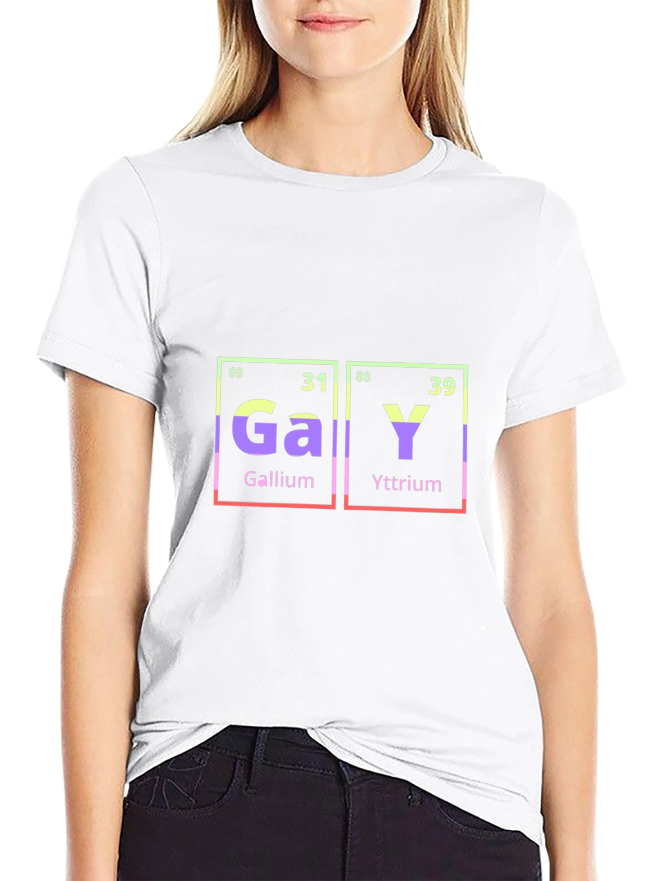 Periodic Table of Gay T-Shirt - Gallium Yttrium