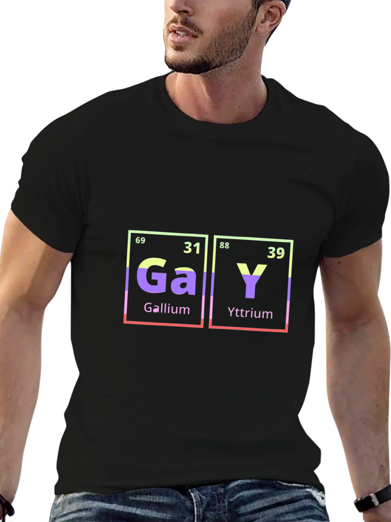 Periodic Table of Gay T-Shirt - Gallium Yttrium
