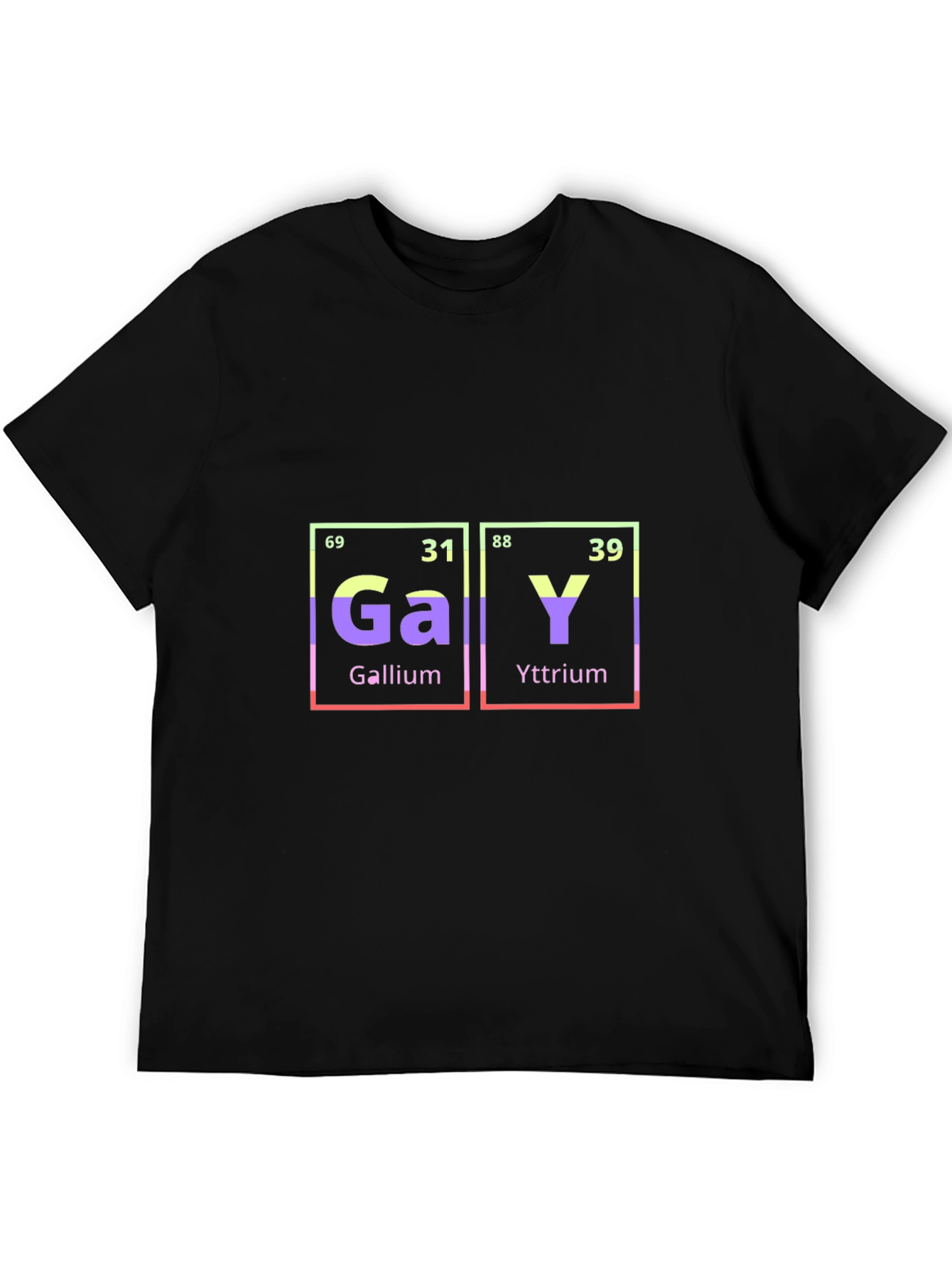 Periodic Table of Gay T-Shirt - Gallium Yttrium
