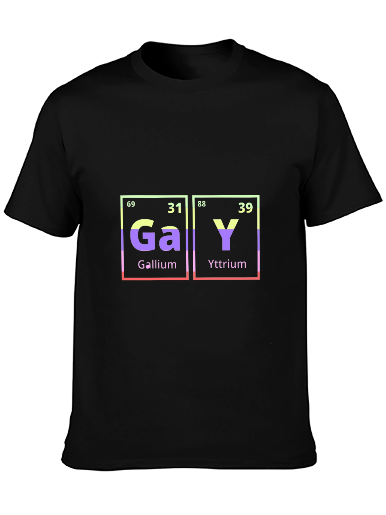 Periodic Table of Gay T-Shirt - Gallium Yttrium