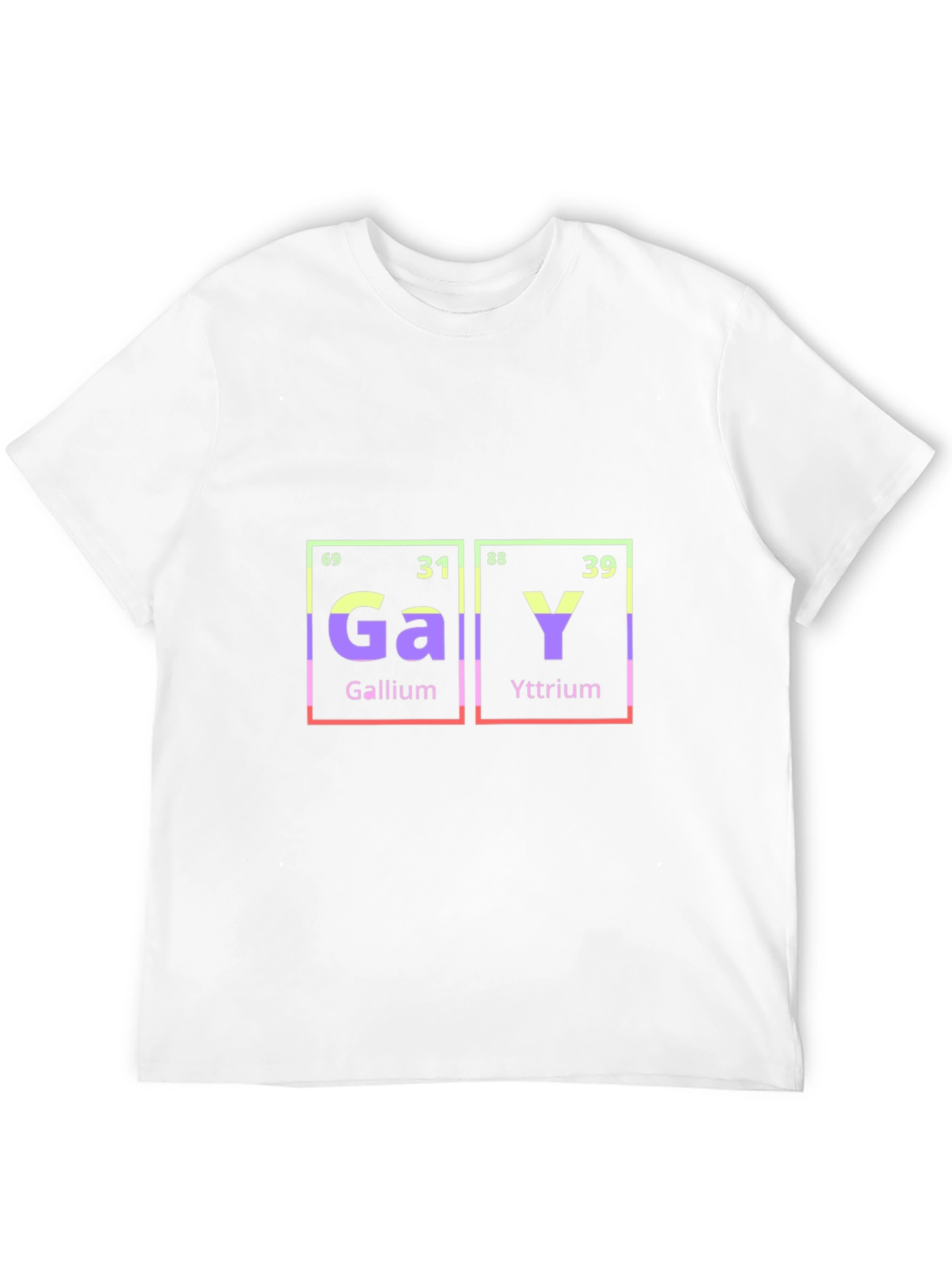 Periodic Table of Gay T-Shirt - Gallium Yttrium