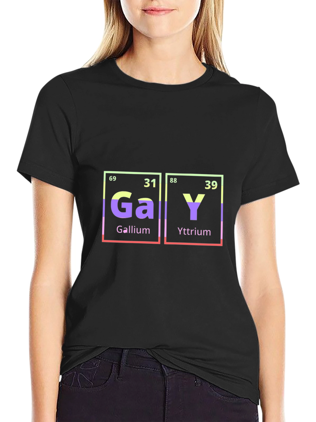 Periodic Table of Gay T-Shirt - Gallium Yttrium