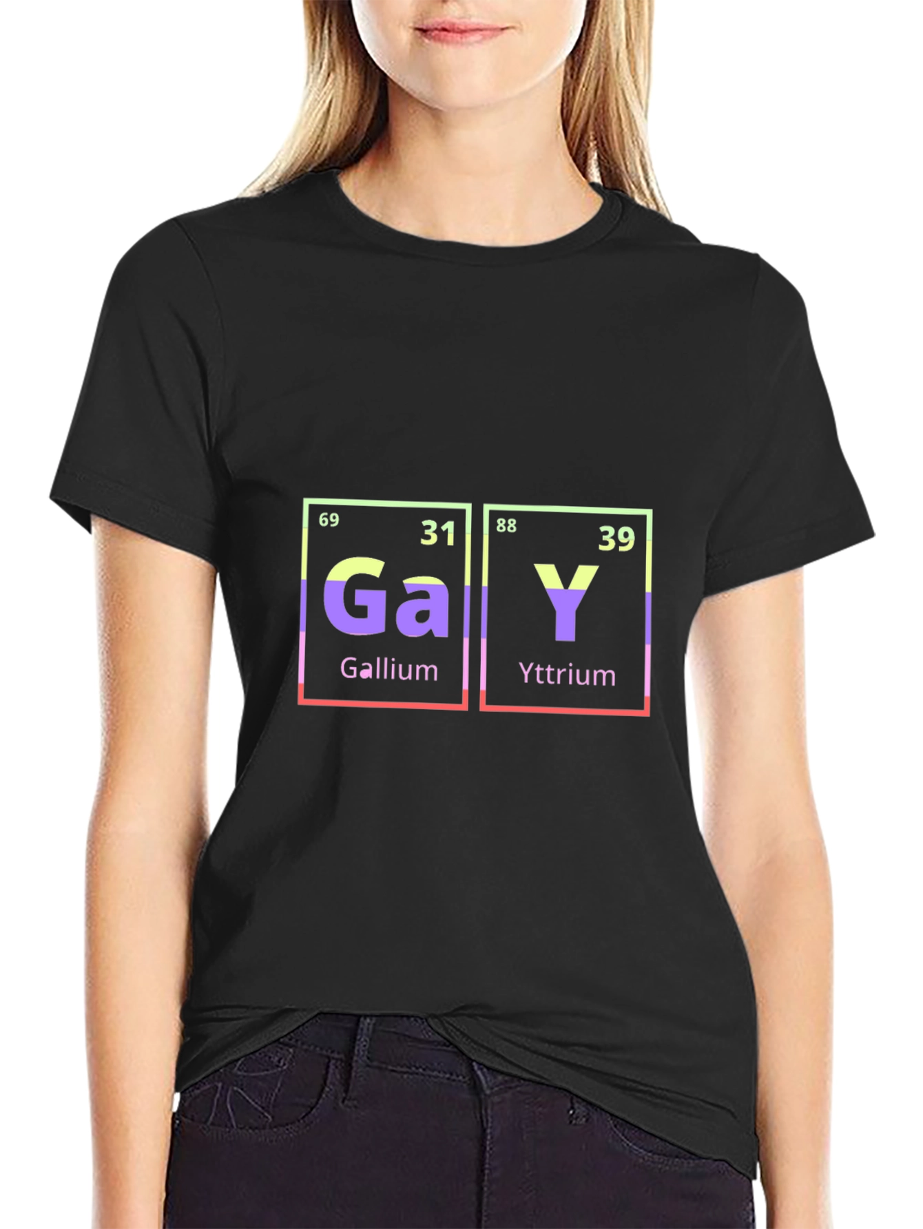 Periodic Table of Gay T-Shirt - Gallium Yttrium
