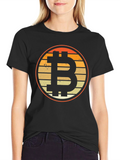 Bitcoin Retro T-Shirt - Crypto Currency Tee