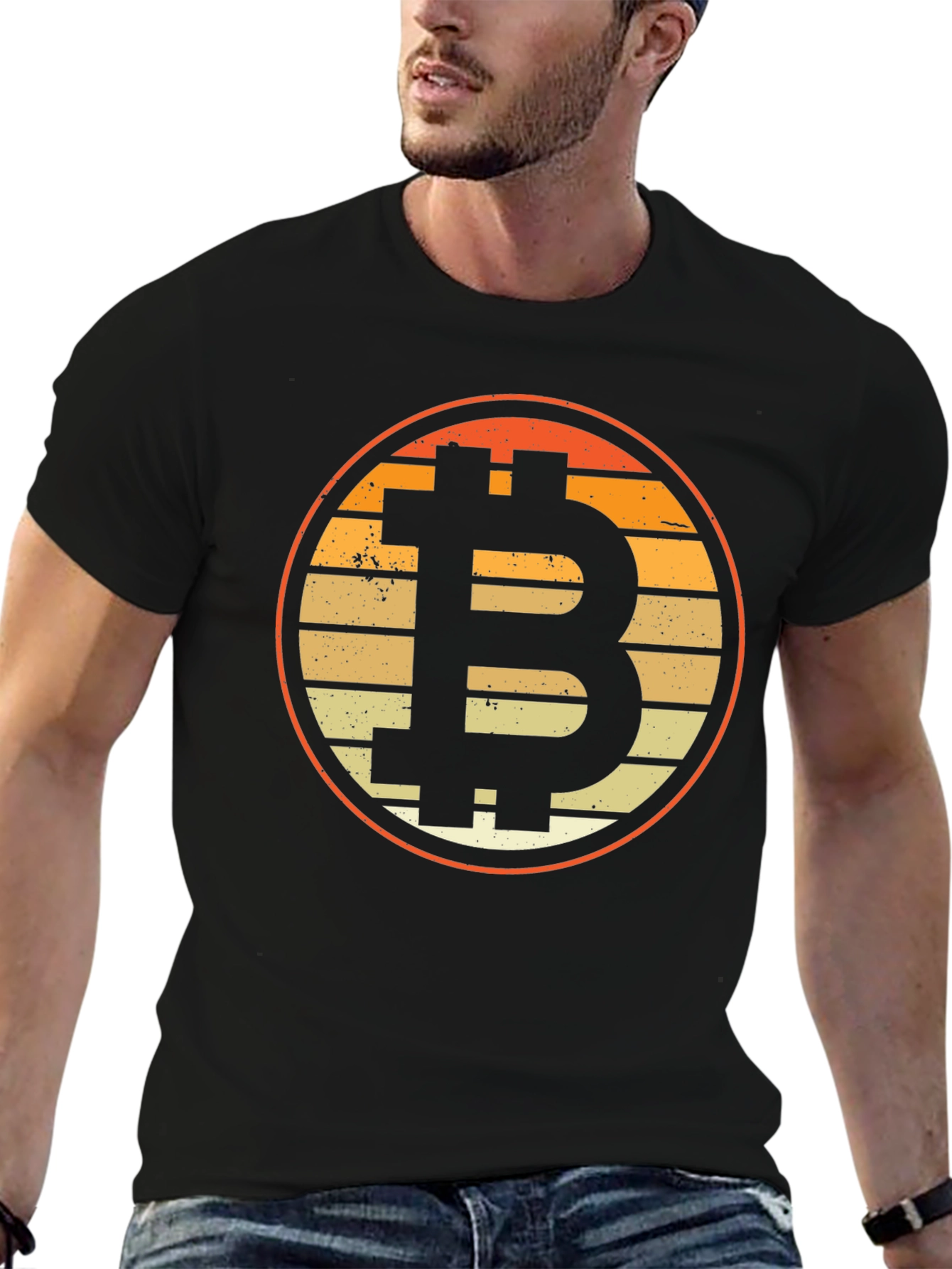 Bitcoin Retro T-Shirt - Crypto Currency Tee