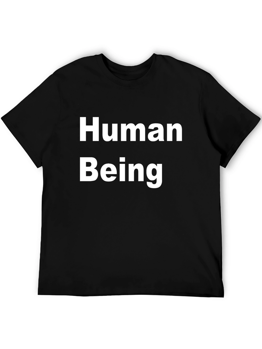 Human Being Graphic T-Shirt - Black Cotton Tee