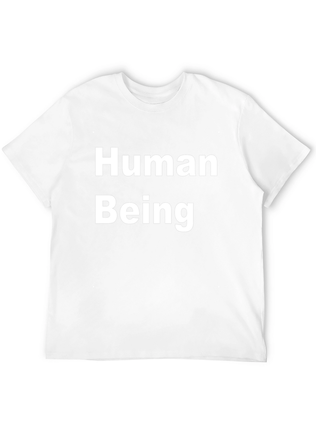 Human Being Graphic T-Shirt - Black Cotton Tee