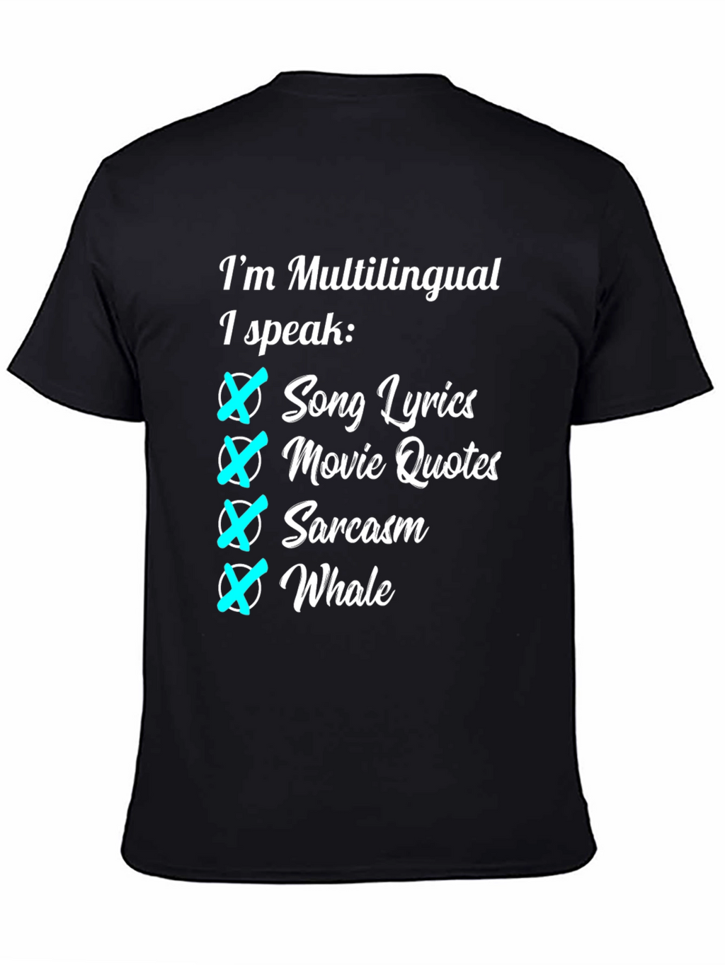 Multilingual Funny Novelty T-Shirt