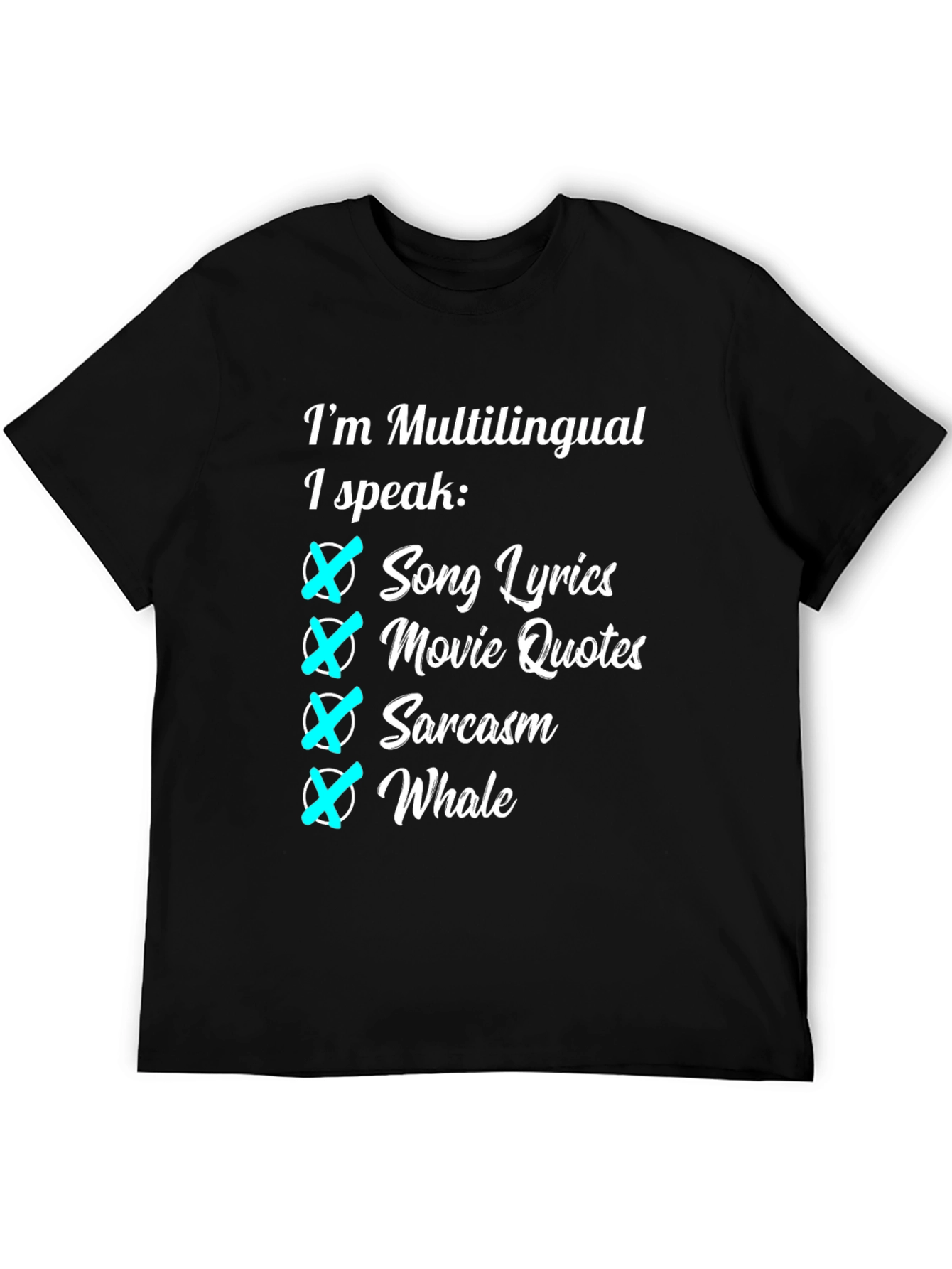 Multilingual Funny Novelty T-Shirt