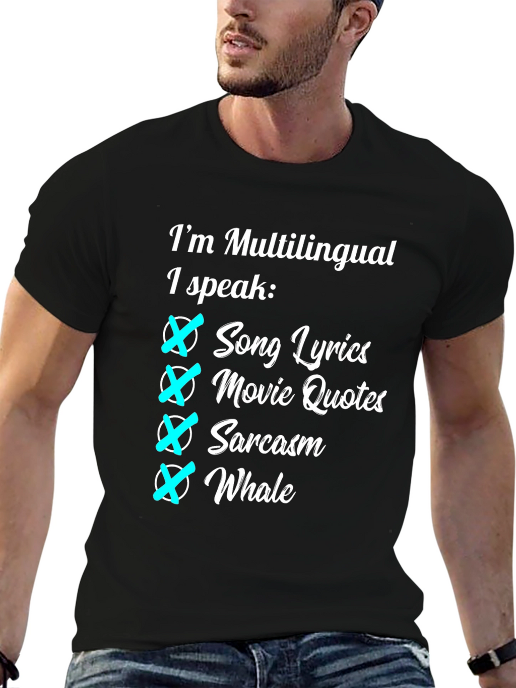 Multilingual Funny Novelty T-Shirt