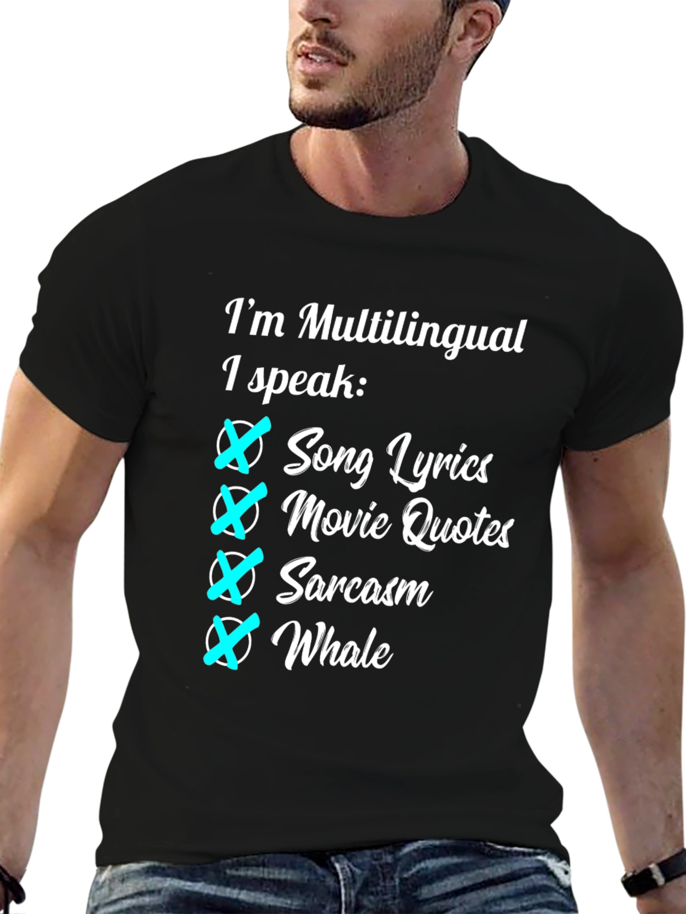 Multilingual Funny Novelty T-Shirt