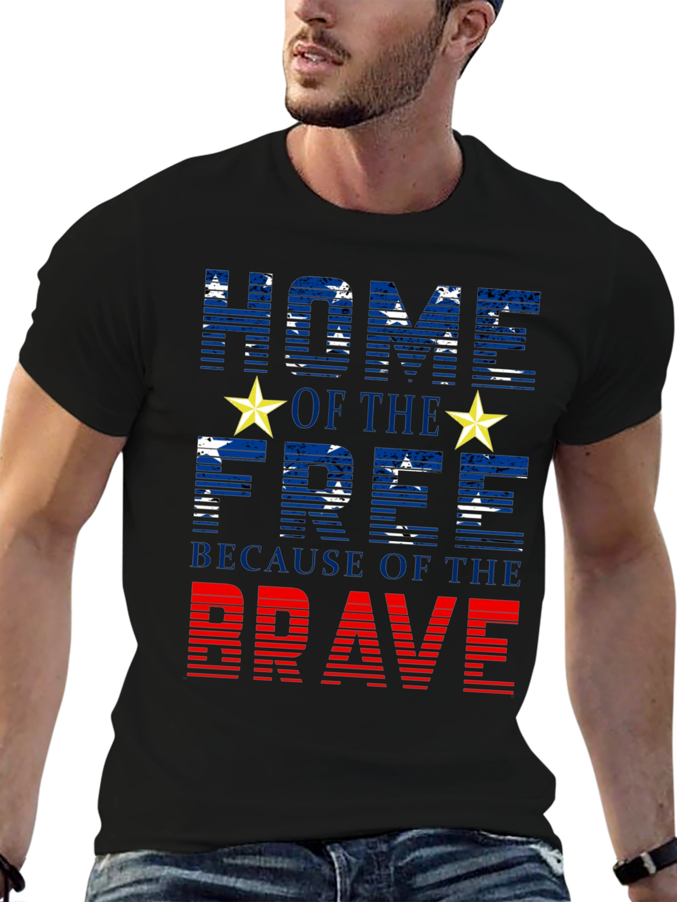 Home of the Free Graphic T-Shirt