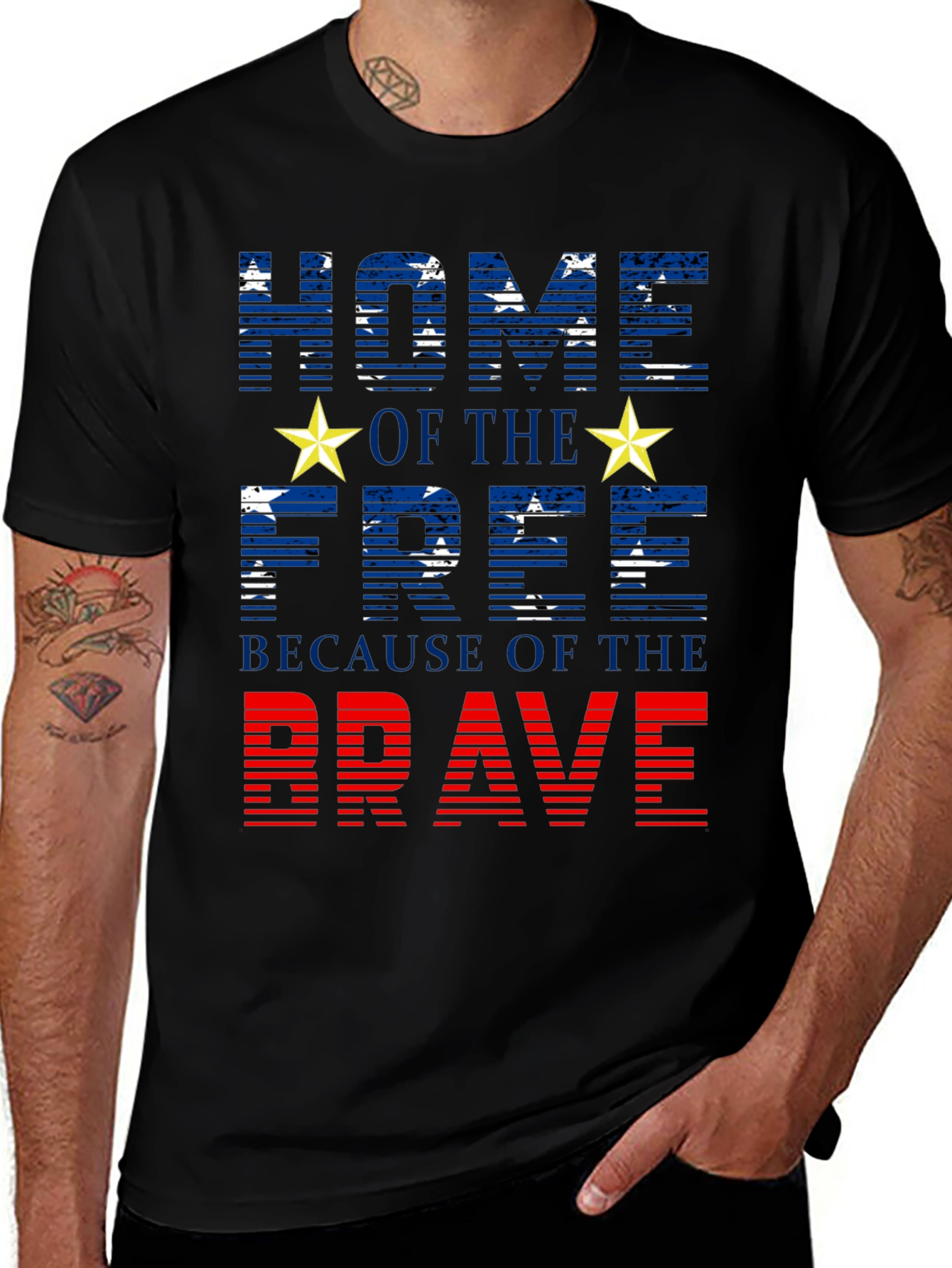 Home of the Free Graphic T-Shirt